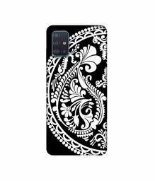 Amazon Brand - Solimo Designer Half Circle Rangoli 3D Printed Hard Back Case Mobile Cover for Samsung Galaxy A51