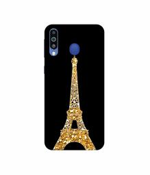 Amazon Brand - Solimo Designer Golden Pairs 3D Printed Hard Back Case Mobile Cover for Samsung Galaxy M21