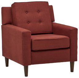 Rivet Skyline Lane Collection Lane Collection Living Room Chair Living Room Chair Sundried Tomato (19-1531TCX)