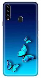 Amazon Brand - Solimo Designer Butterfly Design 3D Printed Hard Back Case Mobile Cover for Samsung Galaxy A20s