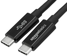 Amazon Basics USB Type-C to USB Type-C 3.1 Gen1 Cable - 0.9 m - Black