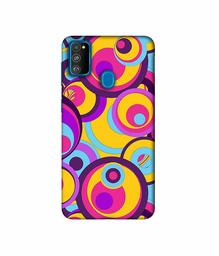 Amazon Brand - Solimo Designer Multicolor Circle 3D Printed Hard Back Case Mobile Cover for Samsung Galaxy M21 / M30s