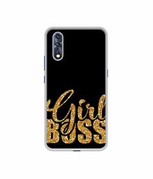 Amazon Brand - Solimo Designer Sparkle Girl Boss UV Printed Soft Back Case Mobile Cover for Vivo Z1x