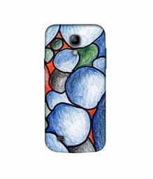 Amazon Brand - Solimo Designer Pebbles Drawing 3D Printed Hard Back Case Mobile Cover for Samsung Galaxy S4 Mini