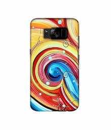 Amazon Brand - Solimo Designer Abstarct Color Mixing 3D Printed Hard Back Case Mobile Cover for Samsung Galaxy S8 Plus