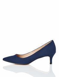 Marchio Amazon - find. - Connie-s2c1-court, Scarpe col tacco punta chiusa Donna