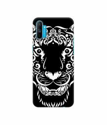 Amazon Brand - Solimo Designer White Tiger 3D Printed Hard Back Case Mobile Cover for Realme C3