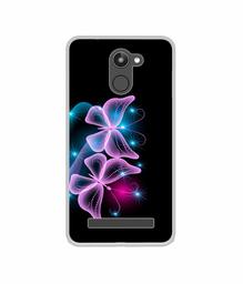 Amazon Brand - Solimo Designer Butterflies Neon Light UV Printed Soft Back Case Mobile Cover for 10.or D