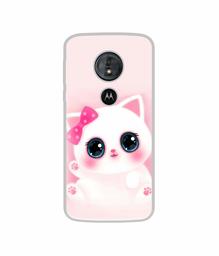 Amazon Brand - Solimo Designer Babby Kitty UV Printed Soft Back Case Mobile Cover for Motorola Moto G6 Play/Motorola Moto E5