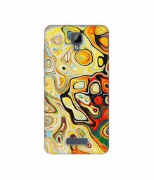 Amazon Brand - Solimo Designer Multicolor Smash Paint 3D Printed Hard Back Case Mobile Cover for Gionee P7 Max