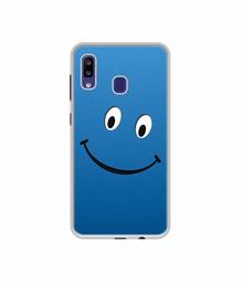 Amazon Brand - Solimo Designer Happy UV Printed Soft Back Case Mobile Cover for Samsung Galaxy M10s