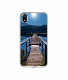 Amazon Brand - Solimo Designer Wooden Beach UV Printed Soft Back Case Mobile Cover for Mi Redmi 7A