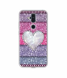 Amazon Brand - Solimo Designer Stone Heart UV Printed Soft Back Case Mobile Cover for Nokia 8.1