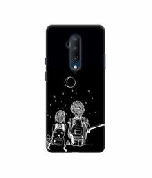 Amazon Brand - Solimo Designer Couples Sitting at Park 3D Printed Hard Back Case Mobile Cover for OnePlus 7T Pro