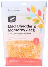 365 EVERYDAY VALUE Shredded Monterey Jack & Cheddar, 8 OZ