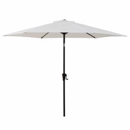 AmazonBasics Outdoor Market Patio Steel Umbrella - 9 Foot, White