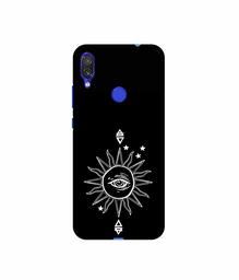 Amazon Brand - Solimo Designer Sun 3D Printed Hard Back Case Mobile Cover for Xiaomi Redmi Note 7 Pro