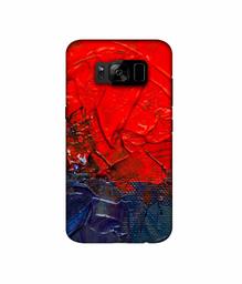 Amazon Brand - Solimo Designer Red Wax Color 3D Printed Hard Back Case Mobile Cover for Samsung Galaxy S8 Plus