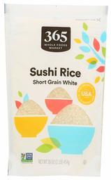 365 BY WFM Sushi White Short Grain Rice, 16 OZ