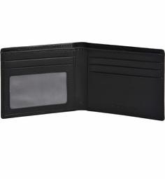 Eono Essentials Portafogli slim in pelle per uomo e donna con carta di credito e scomparto per 2 note (Black Nappa Smooth)