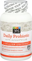 365 Everyday Value Daily Probiotic, 250 Count