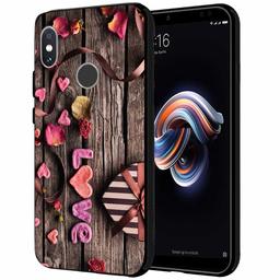 Amazon Brand - Solimo Designer Hearts Printed Hard Back Case Mobile Cover for Redmi Note 6 Pro