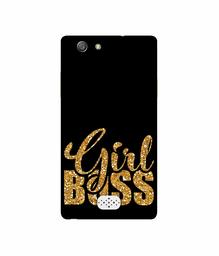 Amazon Brand - Solimo Designer Sparkle Girl Boss UV Printed Soft Back Case Mobile Cover for Oppo Neo 5 (2015)