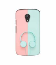 Amazon Brand - Solimo Designer Head Phone 3D Printed Hard Back Case Mobile Cover for Motorola Moto G 2nd Generation