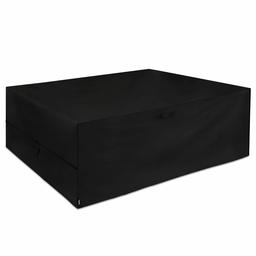 Umi. Essentials - Funda para Muebles de jardín, Resistente, Impermeable, Transpirable, Tela Oxford, Rectangular, 242 x 162 x 100 cm