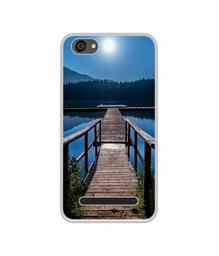 Amazon Brand - Solimo Designer Wooden Beach UV Printed Soft Back Case Mobile Cover for Lyf Wind 6