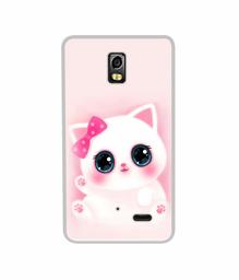 Amazon Brand - Solimo Designer Babby Kitty UV Printed Soft Back Case Mobile Cover for LYF Water 10