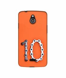 Amazon Brand - Solimo Designer Number Ten 3D Printed Hard Back Case Mobile Cover for InFocus M2