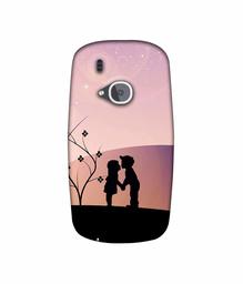 Amazon Brand - Solimo Designer Kiss-ing Couple 3D Printed Hard Back Case Mobile Cover for Nokia 3310