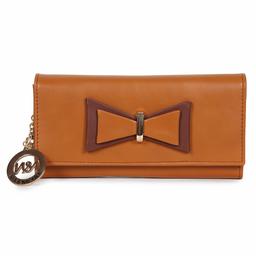 Nia & Nicole Women's Wallet (Tan, Brown)