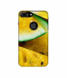 Amazon Brand - Solimo Designer Yellow Watermelon 3D Printed Hard Back Case Mobile Cover for Apple iPhone 7 Plus (Logo Cut)