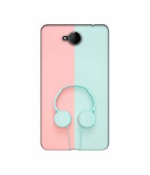 Amazon Brand - Solimo Designer Head Phone 3D Printed Hard Back Case Mobile Cover for Microsoft Lumia 650