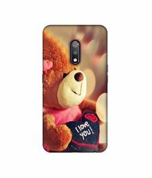 Amazon Brand - Solimo Designer Teddy Bear 3D Printed Hard Back Case Mobile Cover for Realme X