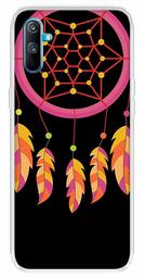 Amazon Brand - Solimo Designer Multicolor Dream Catcher Pink Printed Soft Back Case Mobile Cover for Realme C3