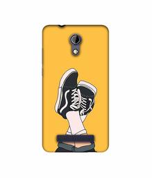 Amazon Brand - Solimo Designer Boy Shoes Pattern UV Printed Soft Back Case Mobile Cover for Micromax Bharat 2 Q402