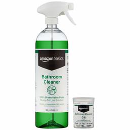 AmazonBasics Dissolvable Bathroom Cleaner Kit with 3 Refill Pacs