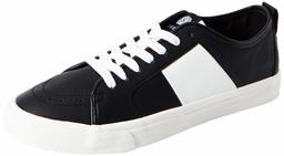 Amazon Brand - Symbol Men's Black Synthetic Sneakers-9 UK/India (43 EU) (AZ-GI-366B)