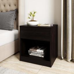 Amazon Brand - Solimo Neptune Engineered Wood Bedside Table (Wenge Finish)