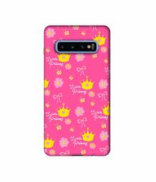 Amazon Brand - Solimo Designer Little Princess Pattern 3D Printed Hard Back Case Mobile Cover for Samsung Galaxy S10 Plus