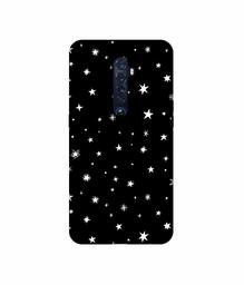 Amazon Brand - Solimo Designer Sperking Stars 3D Printed Hard Back Case Mobile Cover for Oppo Reno 2