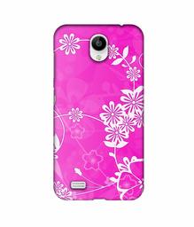 Amazon Brand - Solimo Designer Flower Pattern 3D Printed Hard Back Case Mobile Cover for Vivo Y21L