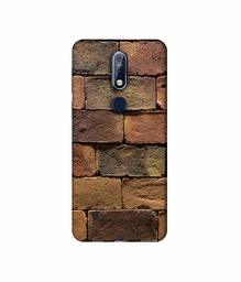 Amazon Brand - Solimo Designer Burn Bricks 3D Printed Hard Back Case Mobile Cover for Nokia 7.1