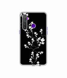 Amazon Brand - Solimo Designer Color Flowers UV Printed Soft Back Case Mobile Cover for Realme 5 Pro