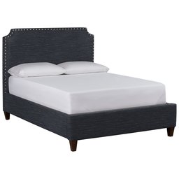 Amazon Brand – Stone & Beam Tisbury Nailhead Trim King Bed, 84