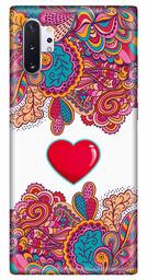 Amazon Brand - Solimo Designer Heart Design 3D Printed Hard Back Case Mobile Cover for Samsung Galaxy Note 10 Plus