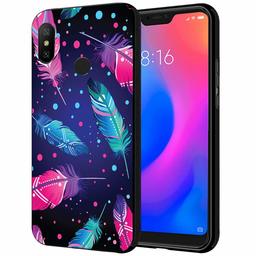 Amazon Brand - Solimo Designer Feather Printed Hard Back Case Mobile Cover for Redmi 6 Pro